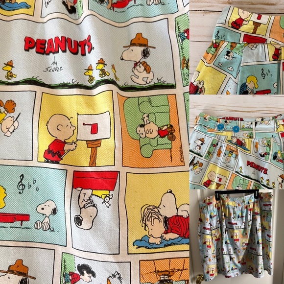 handmade Dresses & Skirts - Handmade Charlie Brown Peanuts Comic Dress with Button Detail size 2X
